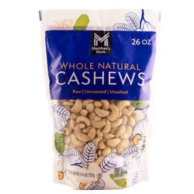 Member's Mark Whole Natural Cashews, 26 oz.