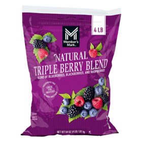 Member's Mark Natural Triple Berry Blend (4 lbs.)