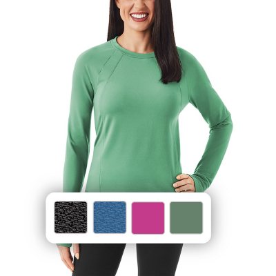 Member's Mark Ladies Brushed Long Sleeve Tee - Sam's Club