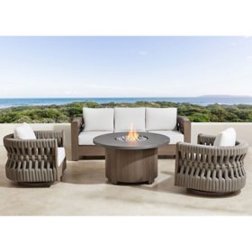 Member’s Mark Halifax 4-Piece Deep Seating Set with Fire Pit