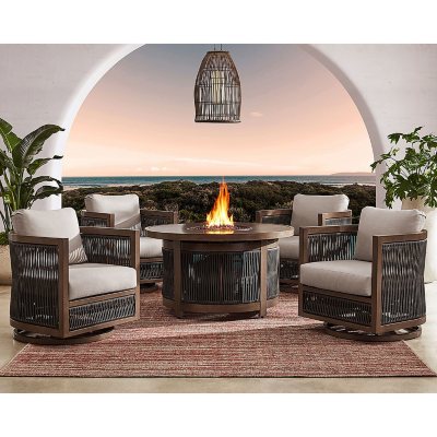 Member's Mark Ember 5 Piece Firepit Chat Set