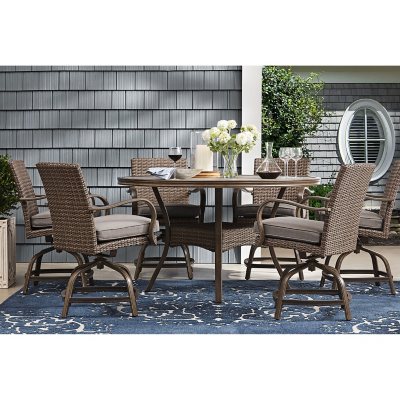 Member s Mark Newcastle 7 Piece Balcony Patio Dining Set Sam s Club