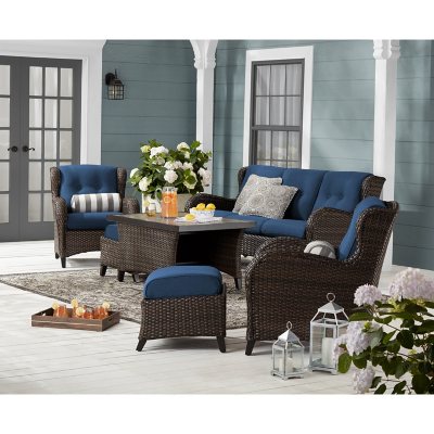 Sunbrella deep best sale seating patio furniture