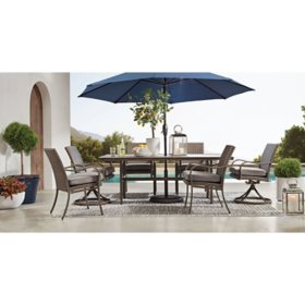 Member's Mark Newcastle 7-Piece Rectangular Patio Dining Set