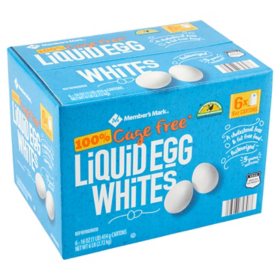 Member's Mark Cage Free Liquid Egg Whites, 16 oz., 6 pk.