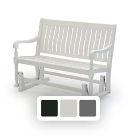 Member's Mark Painted Wood Glider Bench, Various Colors