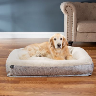 Sam's Pets Missy Medium Gray Round Dog Bed