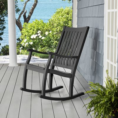 Member's mark deals teak porch rocker