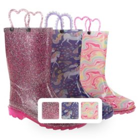 Member's Mark Girls Light-Up Rain Boot