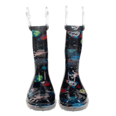 Childrens light clearance up rain boots