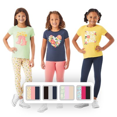 Buy Members Mark Kids 3-Pack Leggings for Girls ~ Get Back to School  Clothes Ready Online at desertcartINDIA