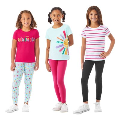 Member s Mark Girls 3pk Leggings Sam s Club