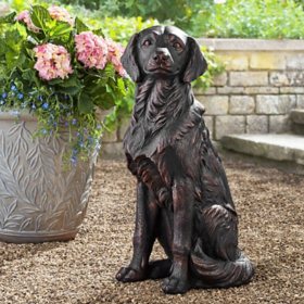 Member's Mark Sitting Golden Retriever Dog Statue