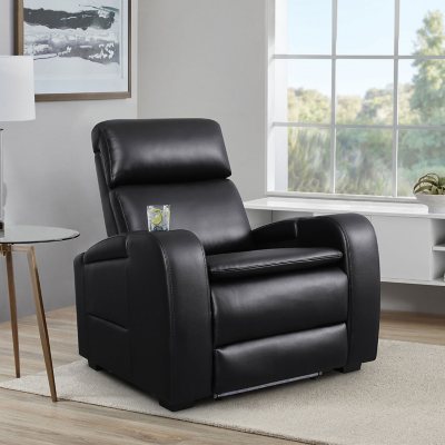 Member s Mark Maxwell Modular Theater Recliner Black Sam s Club