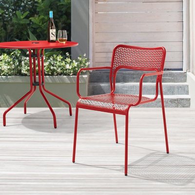 Steel chair set discount