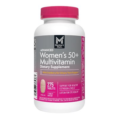 Member's Mark Advanced Women's 50+ Multivitamin Tablets, 275 Ct. - Sam 