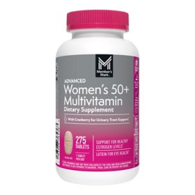 Member's Mark Advanced Women's 50+ Multivitamin Tablets, 275ct.