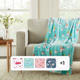 Member's Mark Lounge Throw, 60" x 70", Seasonal Designs