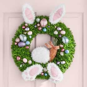 Member's Mark 24"  Bunny Tinsel Wreath