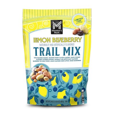 Members Mark Lemon Blueberry Trail Mix, 24 oz. - Sam's Club