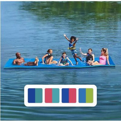 Member's Mark 6' x 15' Floating Pad (Teal/Pink)