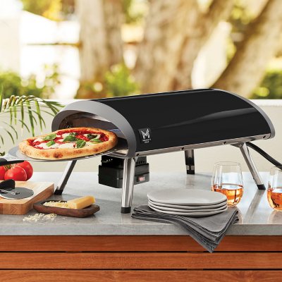 Member's Mark 12' Gas Pizza Oven with Motorized Turntable Black