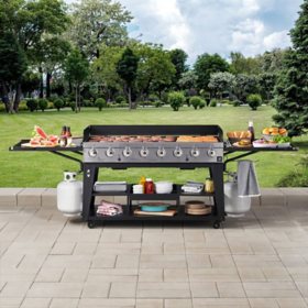 Member's Mark 78 4-Burner Rustic Ledge Island Grill - Sam's Club