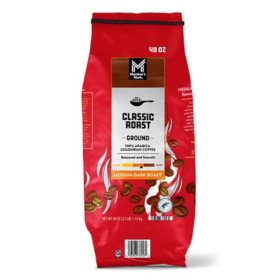 Member's Mark Colombian Classic Medium-Dark Roast Ground Coffee, 40 oz.