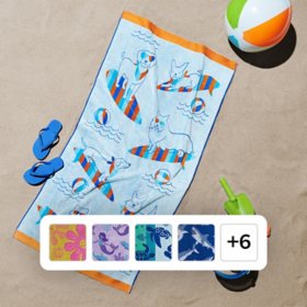 Member's Mark Kids' Beach Towels, Assorted Designs (Set of 2)	
