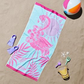 Member's Mark Kids' 2pk Beach Towels, Assorted Designs 