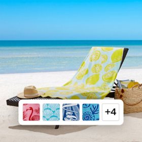 Member's Mark Set of 2 Oversized Beach Towels, 40" x 72", Assorted Designs