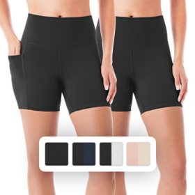 Member's Mark Ladies 5" Bike Shorts 2 pk.