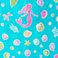 Blue Mermaid, variant on Member's Mark 100% Cotton Kids' Hooded Towel With Hand Pockets