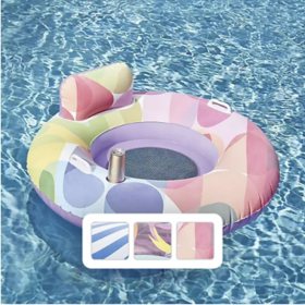 Member's Mark Comfort Plush Tube Pool Float 4' x 19", Assorted Styles