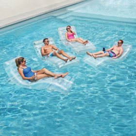 Member's Mark Clear Chaise Lounger Float, 5.6' Long