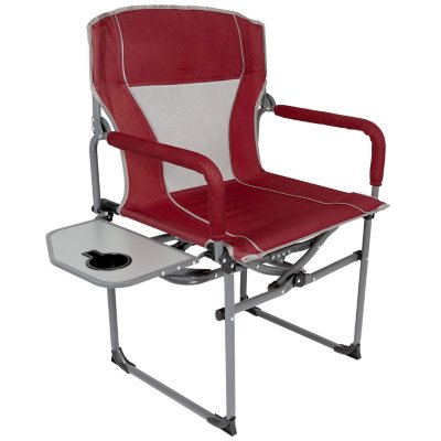 Member's Mark Oversized Portable Director's Chair- Red Sport