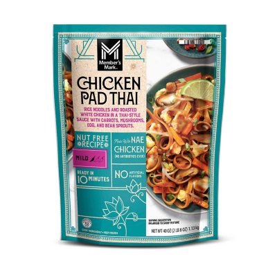 Member's Mark Chicken Pad Thai, Frozen, 40 oz. - Sam's Club