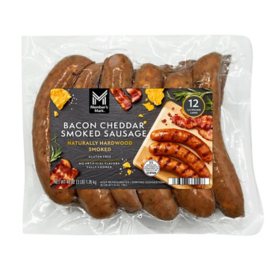 Member's Mark Bacon Cheddar Smoked Sausage, 12 ct.