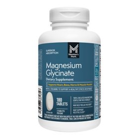 Member’s Mark Magnesium Glycinate Plus L-Theanine Tablets, 180 ct.