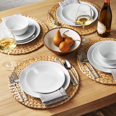 Member's Mark 4-Pack Natural Water Hyacinth Handwoven Placemats - Sam's Club