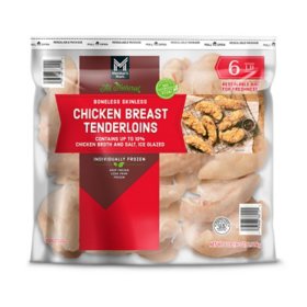 Member's Mark NAE Boneless Skinless Chicken Breast Tenderloins, Frozen, 6 lbs.