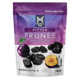 Member's Mark Dried Pitted Prunes, 40 oz.