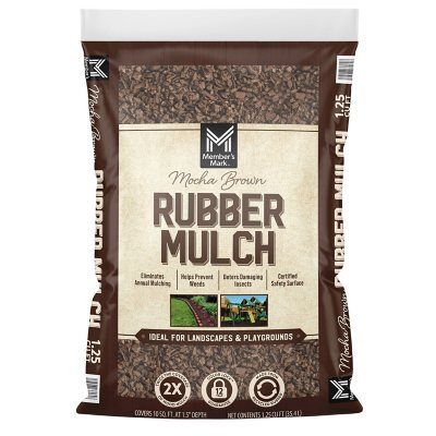 Member's Mark Brown Rubber Mulch, 1.25 cu. ft.