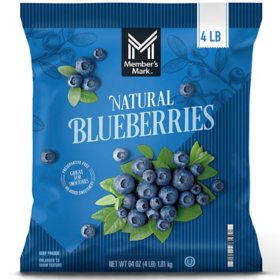 Member's Mark Natural Blueberries, Frozen, 64 oz.