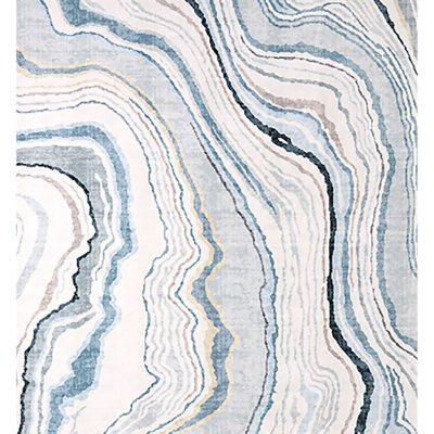 Blue Grey Marble, variant on Member's Mark Everwash Washable  Runner, 2'6"x 7', Assorted Colors