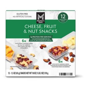 Member's Mark Cheese, Fruit and Nut Snacks, 12 pk.