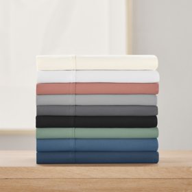 Member's Mark Performance 500-Thread-Count Solid Sheet Set, Assorted Sizes
