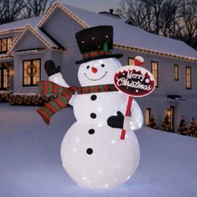 Member's Mark 6' Pre-Lit Pop-Up Twinkling Snowman