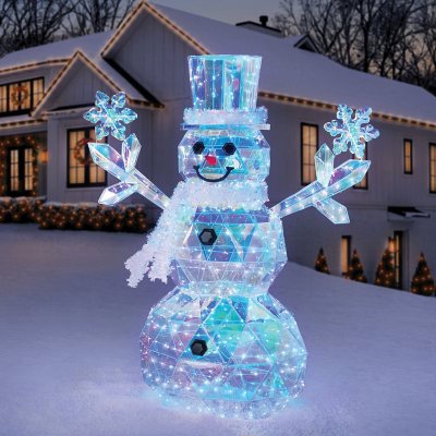 Member's Mark 6' Pre-Lit Prismatic Snowman - Sam's Club