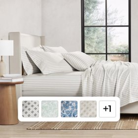 Member's Mark 500 Thread-Count Performance Printed Sheet Set, Assorted Colors and Sizes	